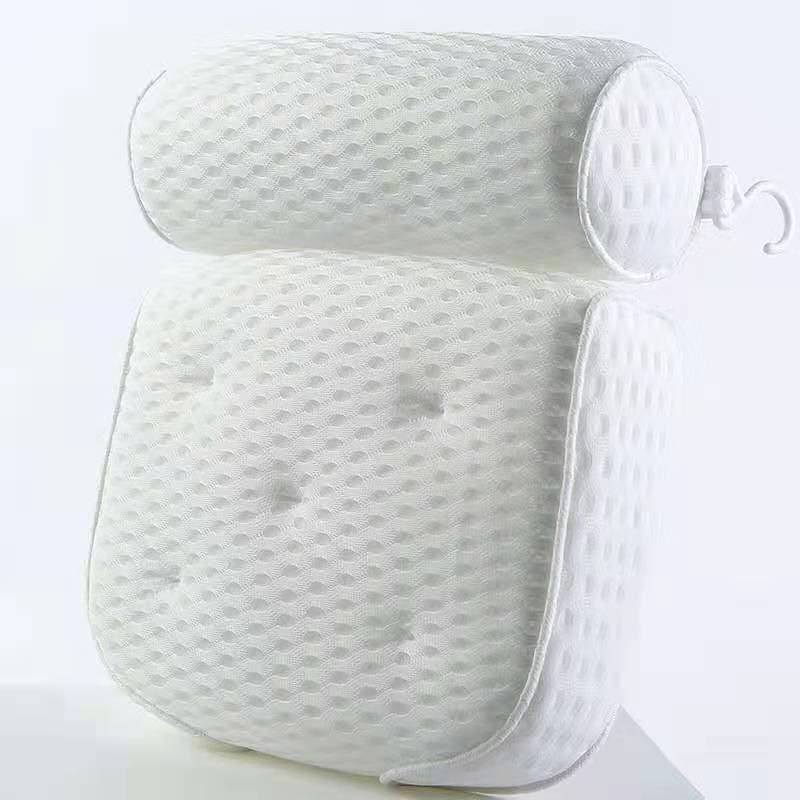 Side view of the bath pillow showing its 10 cm thick profile