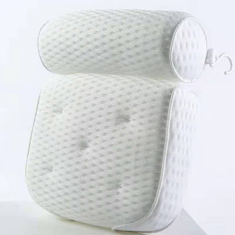 Side view of the bath pillow showing its 10 cm thick profile