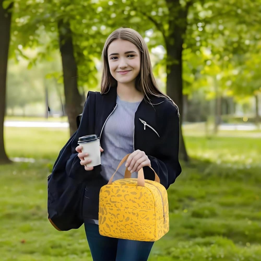 Baragoot Insulated Lunch Bag, Foldable Cooler with Handle