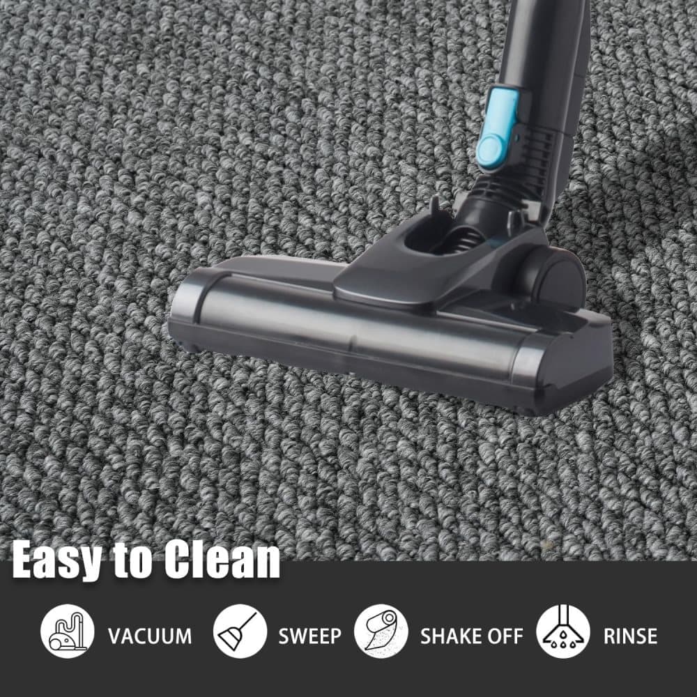 Grey faux jute door mat - view 3