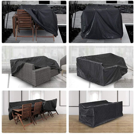 Rectangular Table Cover Oxford 210D Black 150 x 130 x 90cm