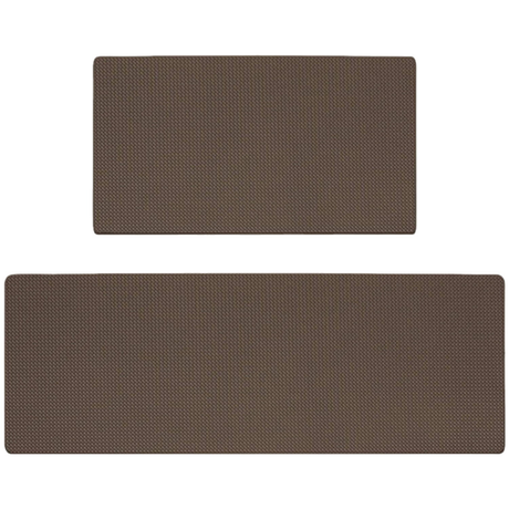 Brown anti fatigue cushioned kitchen floor mat 44 x 70cm view 5