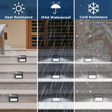 Ostuni Solar Stair Lights, Cool White, 12 Pack