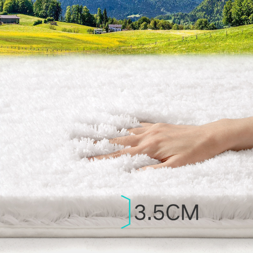 Underside of the grey bath mat showing the non slip TPR rubber backing