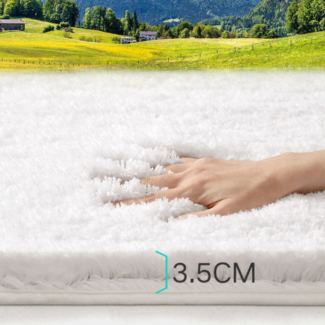 Underside of the large grey bath mat showing the non slip TPR backing