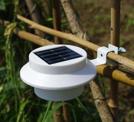 Solar Rechargeable Wall Light Set White 3 Piece