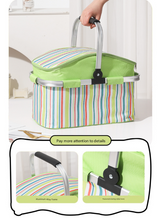 Bergerac Insulated Picnic Basket, 27L Foldable