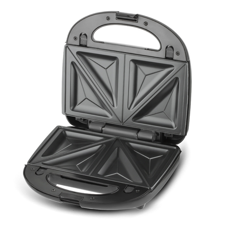 Three interchangeable plate sets supplied with the breakfast maker