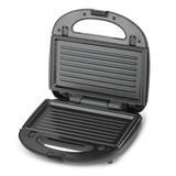 Multi function breakfast maker closed on a kitchen benchtop