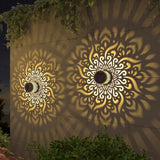 Solar Wall Light Warm White Decorative Outdoor