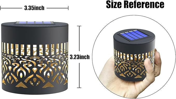 Solar Wall Light Warm White Decorative Outdoor