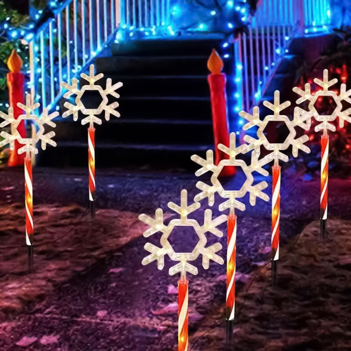 Solar lantern patterned light effect