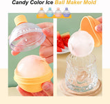 Lucena Silicone Ice Ball Mould, 2.5 Inch, 4pcs