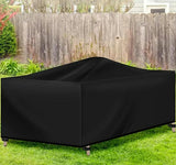 Patio Furniture Set Cover Black 242 x 160 x 100cm