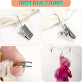 Hanging plush toy storage chains with 20 clips