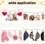 Hanging plush toy storage chains with 20 clips