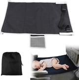 Toddler Travel Airplane Bed and Footrest, Black