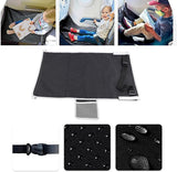 Toddler Travel Airplane Bed and Footrest, Black