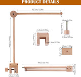 Beech wood mobile holder in a nursery