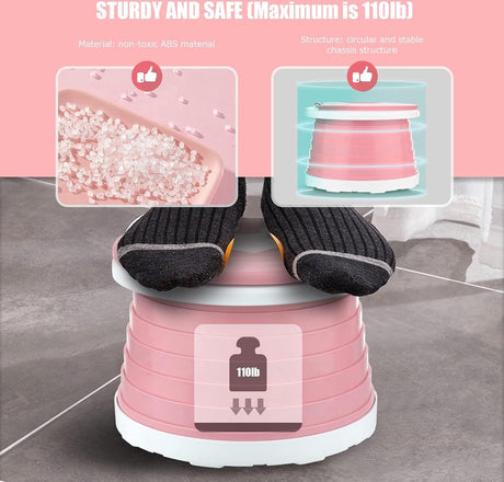 Toddler travel potty opened for use