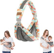 Ergonomic baby carrier with breathable mesh panels