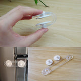 Goudhurst Child Cabinet Locks, 8pcs, Clear Self Adhesive