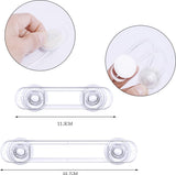 Goudhurst Child Cabinet Locks, 8pcs, Clear Self Adhesive