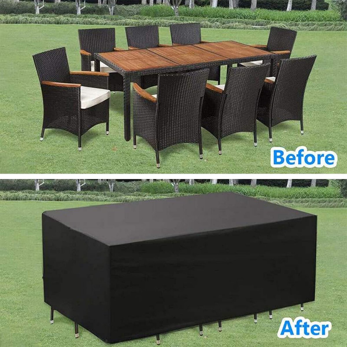 Outdoor Table Cover Oxford 210D, 180cm
