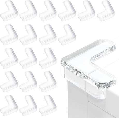Baby Corner Protectors, Transparent Soft PVC 20 Pack