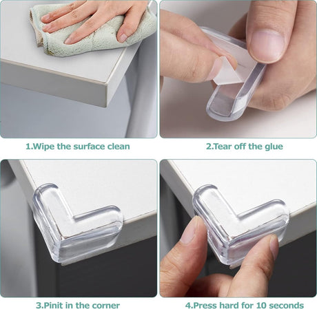 Baby Corner Protectors, Transparent Soft PVC 20 Pack