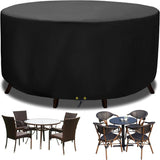 Round Table Cover Oxford 420D Black D130 x H71cm