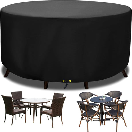 Round Table Cover Oxford 420D Black D130 x H71cm
