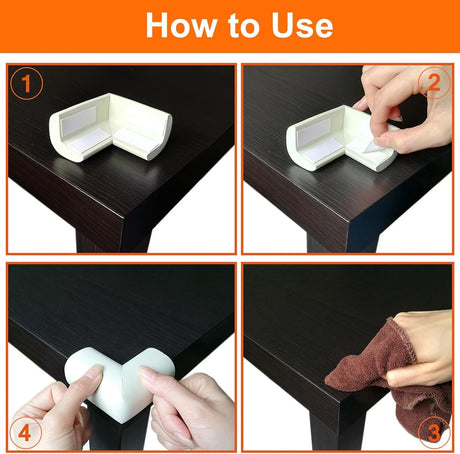 Baby Corner Protectors, Soft Foam Self Adhesive