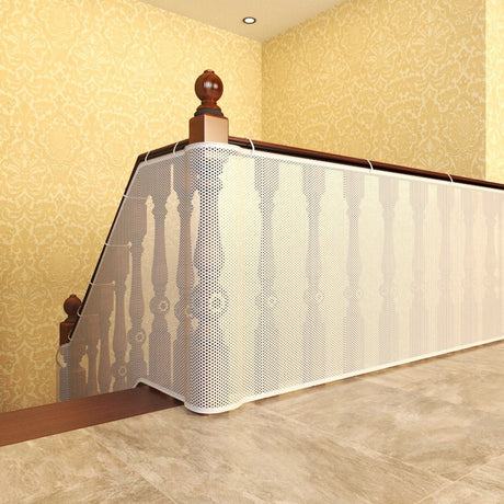Child Safety Net, Roll Up Stair and Balcony Mesh White