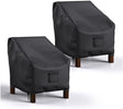 Chair Cover Oxford 210D, Black 96 x 79 x 74cm 2pcs