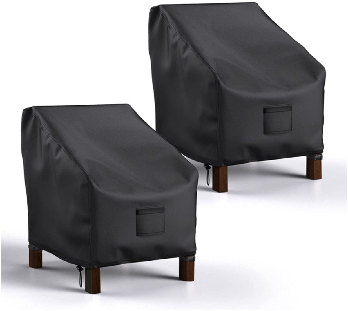 Chair Cover Oxford 210D, Black 96 x 79 x 74cm 2pcs