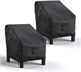 Chair Cover Oxford 210D, Black 96 x 79 x 74cm 2pcs