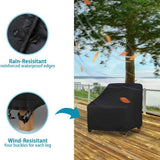 Chair Cover Oxford 210D, Black 96 x 79 x 74cm 2pcs