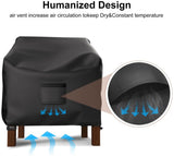 Chair Cover Oxford 210D, Black 96 x 79 x 74cm 2pcs