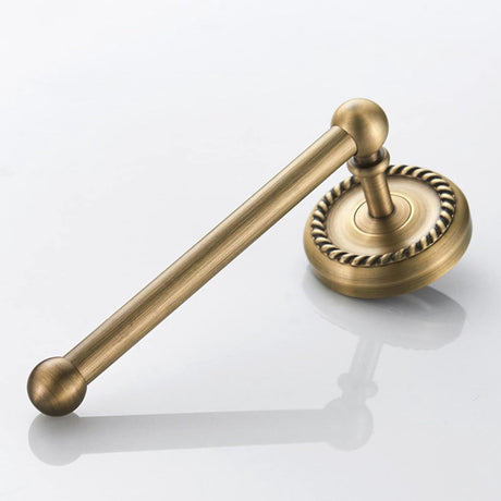 Wall plate and mounting point of the solid brass antique toilet roll holder