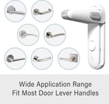 Child safety door handle locks