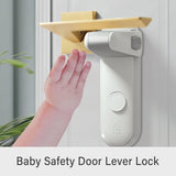 Child safety door handle locks