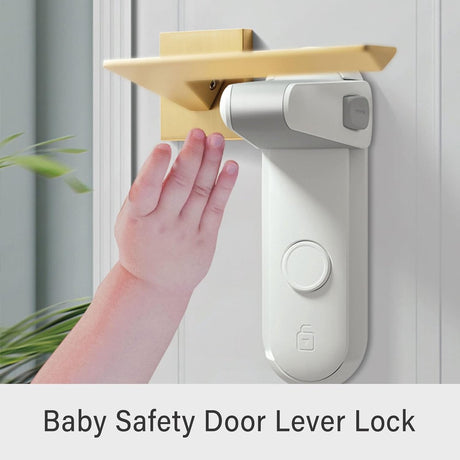 Child safety door handle locks