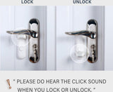 Child safety door handle locks