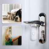 Child safety door handle locks