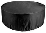Round Table Cover Oxford 210D Black 120 x 75cm