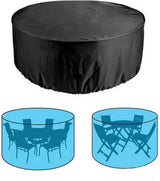 Round Table Cover Oxford 210D Black 120 x 75cm