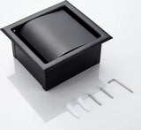 Zonza Built in Toilet Roll Holder, Stainless Steel, Black