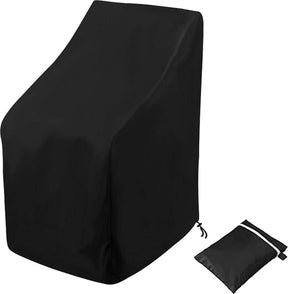 Stackable Chair Cover Oxford 210D Black 89 x 89 x 89 to 120cm