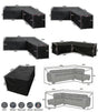 L Shape Corner Sofa Cover Oxford 210D, Black 215 x 215 x 87cm